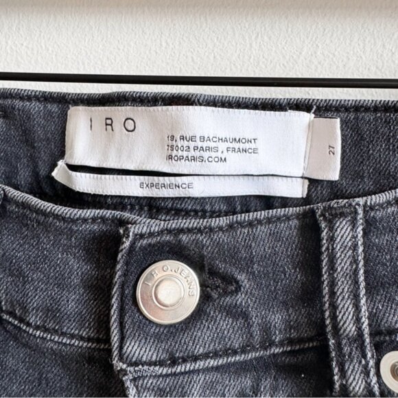 IRO • Hauss Cropped High-Rise Skinny Jeans - Picture 3 of 10